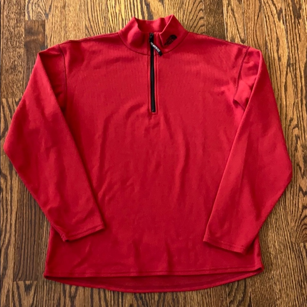 The North Face Red Quarter-Zip Sweatshirt